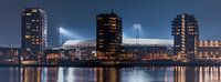 Feyenoord Stadion "De Kuip" 2017 in Rotterdam (formaat 3/1) van MS Fotografie | Marc van der Stelt thumbnail