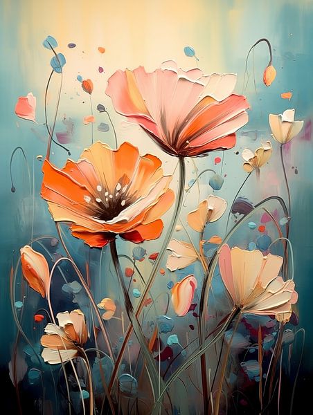 Flowers abstract by Bert Nijholt