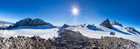 Fantastisch panorama op de Dachsteingletsjer