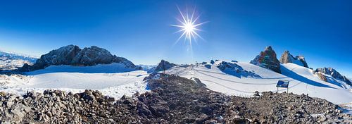 Un panorama de rêve sur le glacier du Dachstein