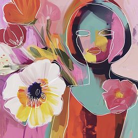 La floraison en couleurs II sur Bianca ter Riet