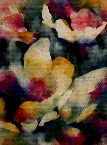 Bunte abstrakte Blumen Nr.03 | The Bohemian Vintage Collection