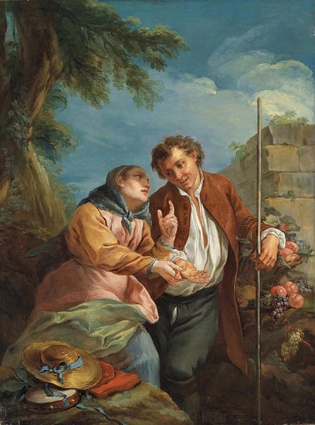 Wahrsagerin - Charles-Andre van Loo von Accessible Art