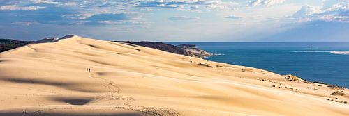 Panorama Dune du Pilat in Frankreich von Werner Dieterich