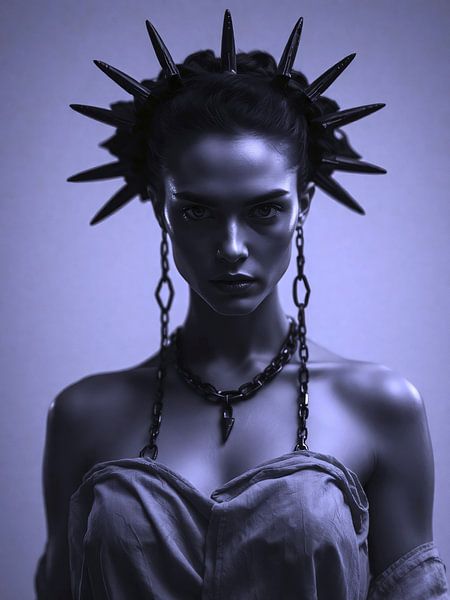 Crowned in chains by A.D. Digital ART