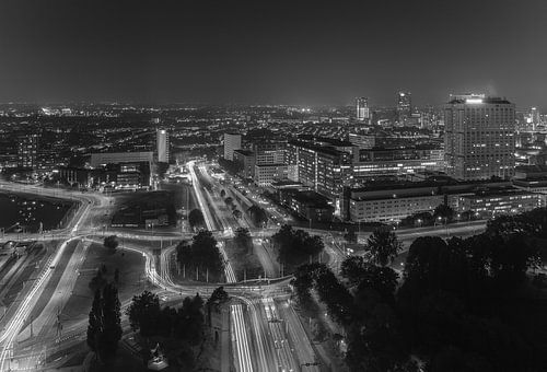 Het stadsgezicht vanuit de Euromast