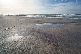 Am Sandstrand der Ostseeküste