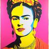 Portrait Frida | Kahlo rencontre Warhol Pop Art sur Frank Daske | Foto & Design