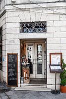 Entrée d'un restaurant à Venise