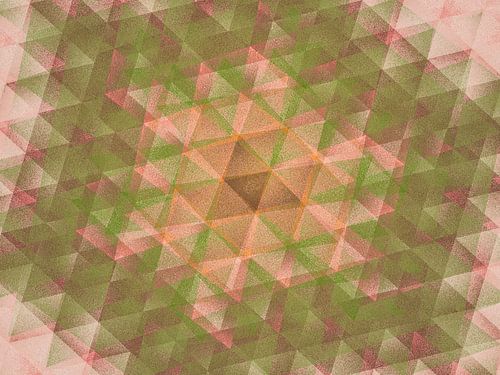 Natuur Mandala - Moderne en abstracte hedendaagse kunst