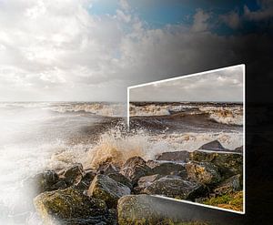 Storm bij Urk