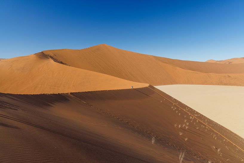 Walk on the sand dunes of Sossusvlei by Eddie Meijer