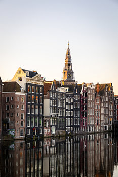 Un matin d'avril à Amsterdam