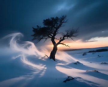 Frosty wind, warm light