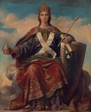 Carl Blaas, Allegorie der Macht, 1859 van Atelier Liesjes
