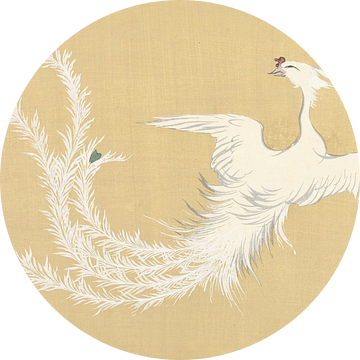 Witte feniks van Kamisaka Sekka, 1909