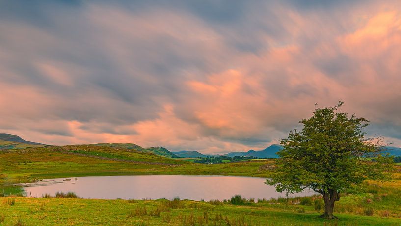 Sunrise at Tewet Tarn, Cumbria, England by Henk Meijer Photography