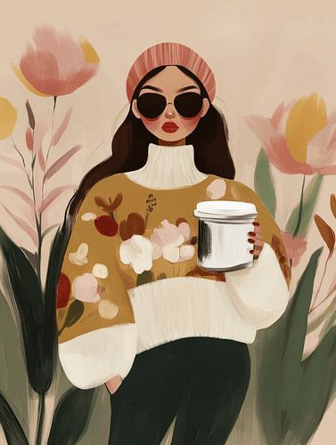 Kürbisgewürzte Latte von Carla Van Iersel