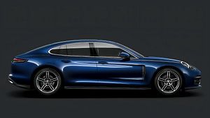 Porsche Panamera, blau