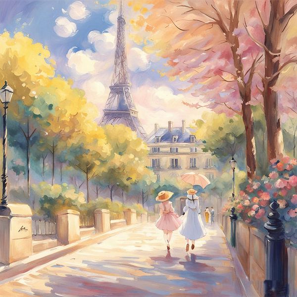 Paris in Summer by Biljana Zdravkovic
