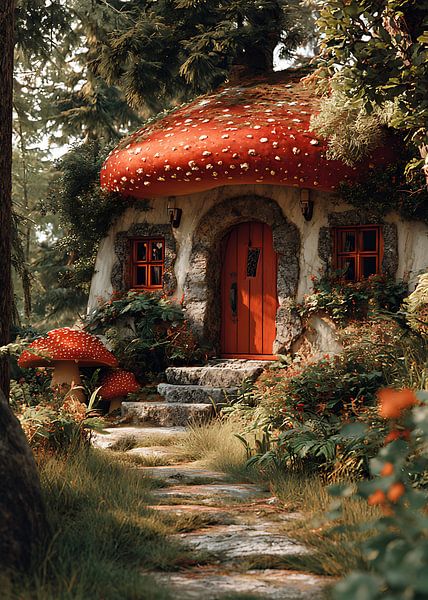 The toadstool house by HyggeHavn