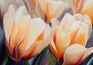 Abstract Tulips | Soft Bloom Twist by Wonderful Art thumbnail