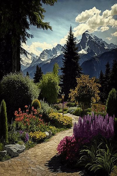 Alpengarten von Vythryd Arts