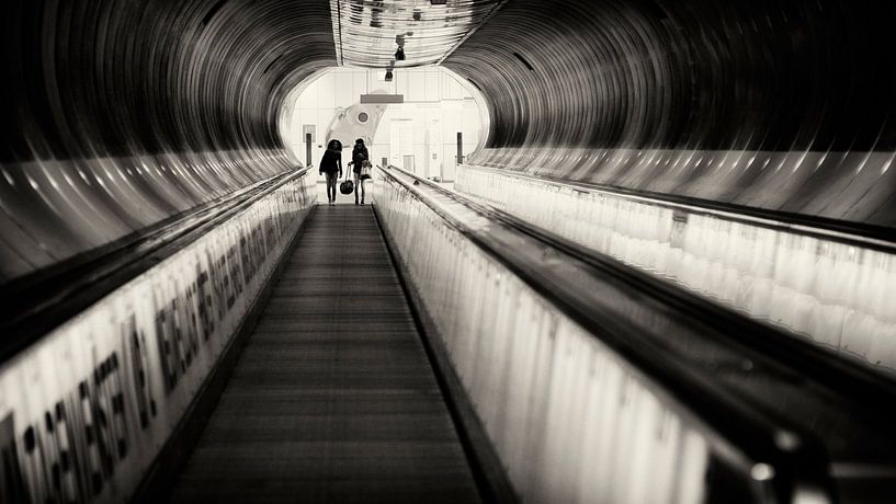 Tunnel Wilhelminaplein, Rotterdam von Vincent van Kooten
