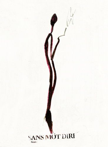 without saying a word