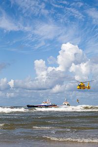 De KNRM in actie 