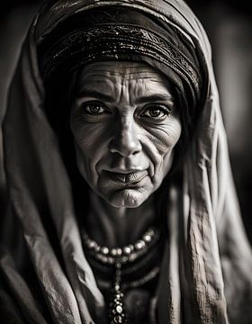 Old Egyptian Woman von Anja Semling