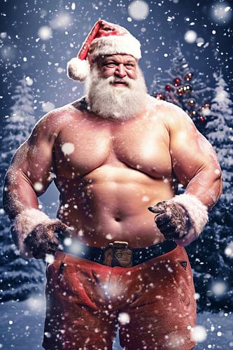 Père Noël costaud