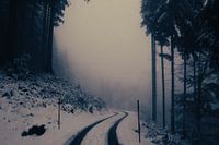 Innsbruck bei Nebel und Schnee