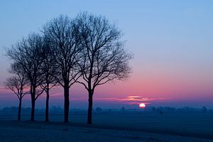 Zonsopgang in Steenwijkerwold sur Hilde van den Berg