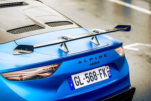 Alpine A110R op het circuit van Assen