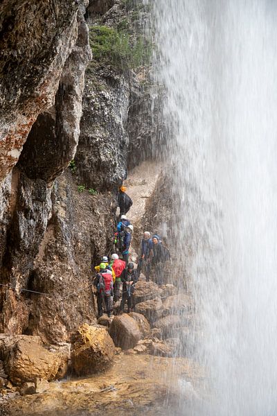 Cascate di Fanes - Waterval - Spektakel. van Ton Tolboom