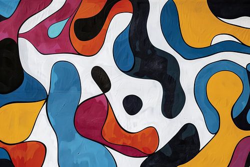 Peinture abstraite douce