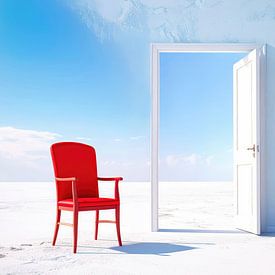 Vue à travers la porte – surréaliste-02 sur Manfred Rautenberg