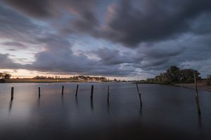 Ferry du soir Wijk bij Duurstede - Rijswijk sur la Lek - la Nederrijn sur Moetwil en van Dijk - Fotografie