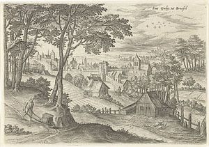 Hans Collaert (I), Blick auf Saint-Gilles
