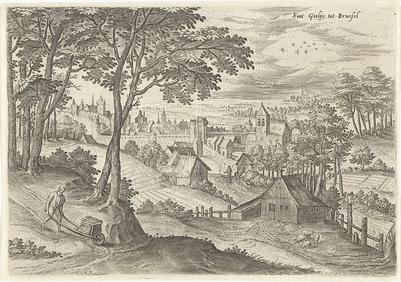 Hans Collaert (I), View of Saint-Gilles by Atelier Liesjes