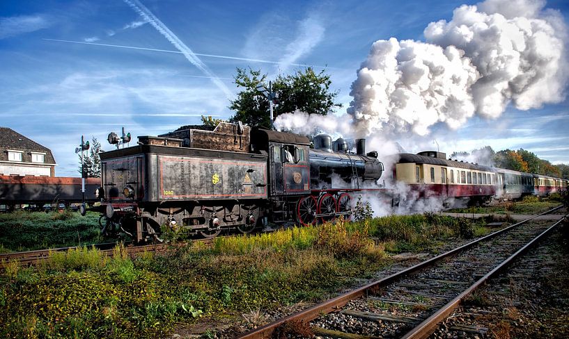 train à vapeur par Bas Quaedvlieg