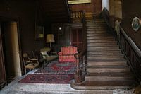 Stairs in chateau