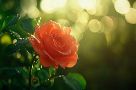 Glühende Rose von Poster Art Shop