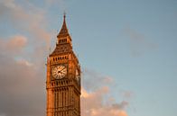 Big Ben tower with blue sky and some clouds by iPics Photography thumbnail