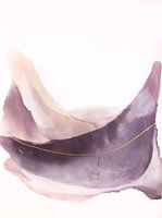 abstract inkt in roze paars 2