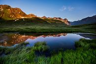 Alpen glow van Hans van den Beukel thumbnail