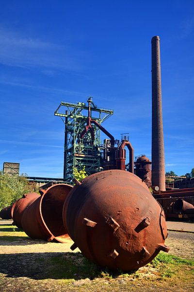 Coquille en acier rouillé par Edgar Schermaul