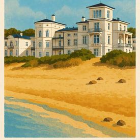 Het witte ensemble van Heiligendamm van Sabine Wagner