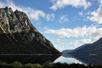 Majestic view of a lake in the Argentinian Andes